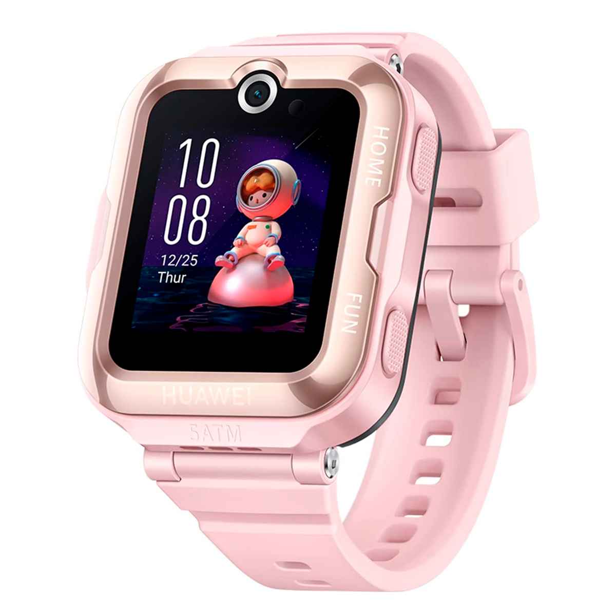 Reloj Inteligente Watch Huawei Kids 4 Pro Pantalla AMOLED 1.41" Resolución 320x360 Color Rosa, Smart Watch Para Niños