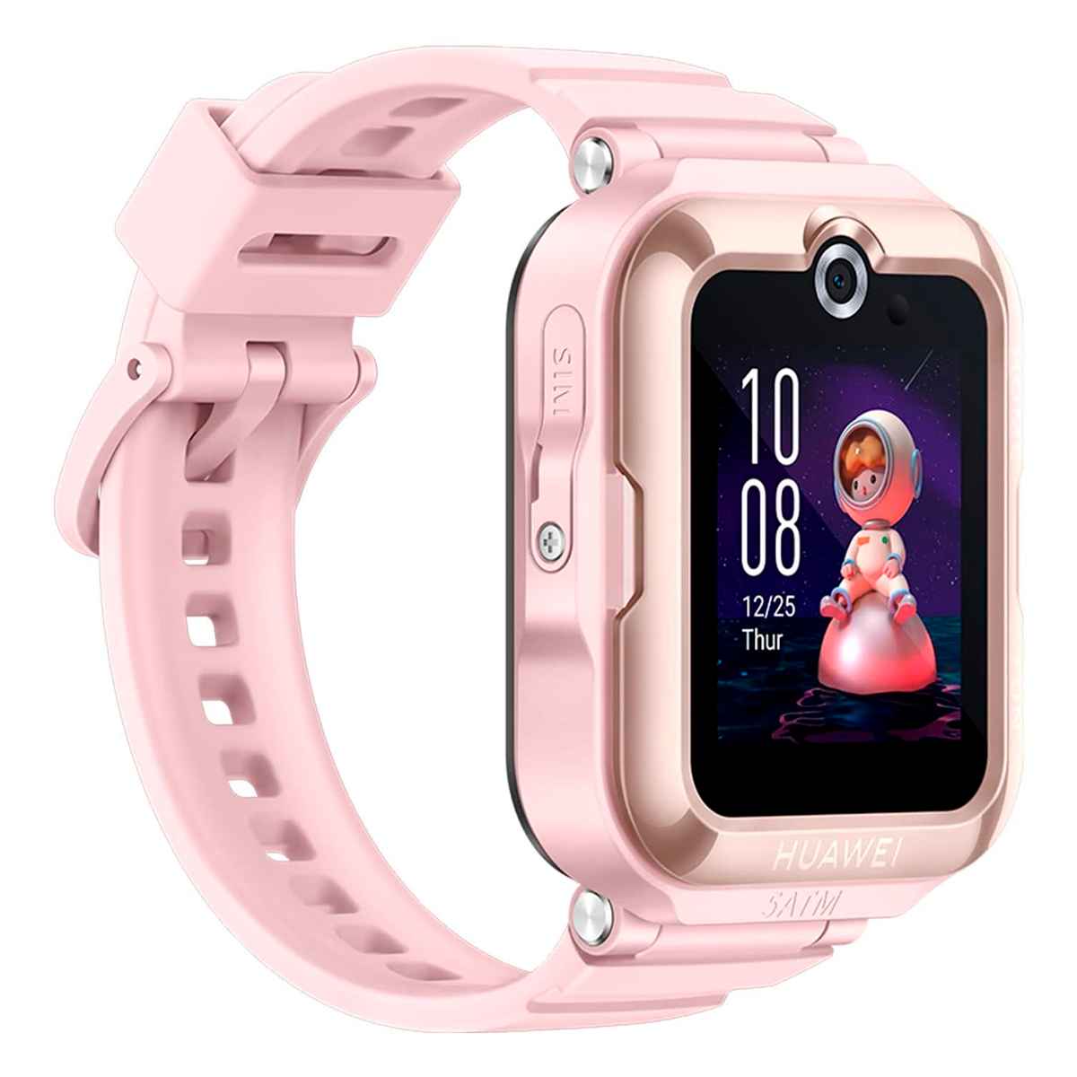 Reloj Inteligente Watch Huawei Kids 4 Pro Pantalla AMOLED 1.41" Resolución 320x360 Color Rosa, Smart Watch Para Niños