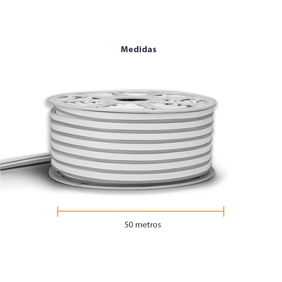 Manguera Led Neón 5050 Exteriores 50 mts Luz RGB