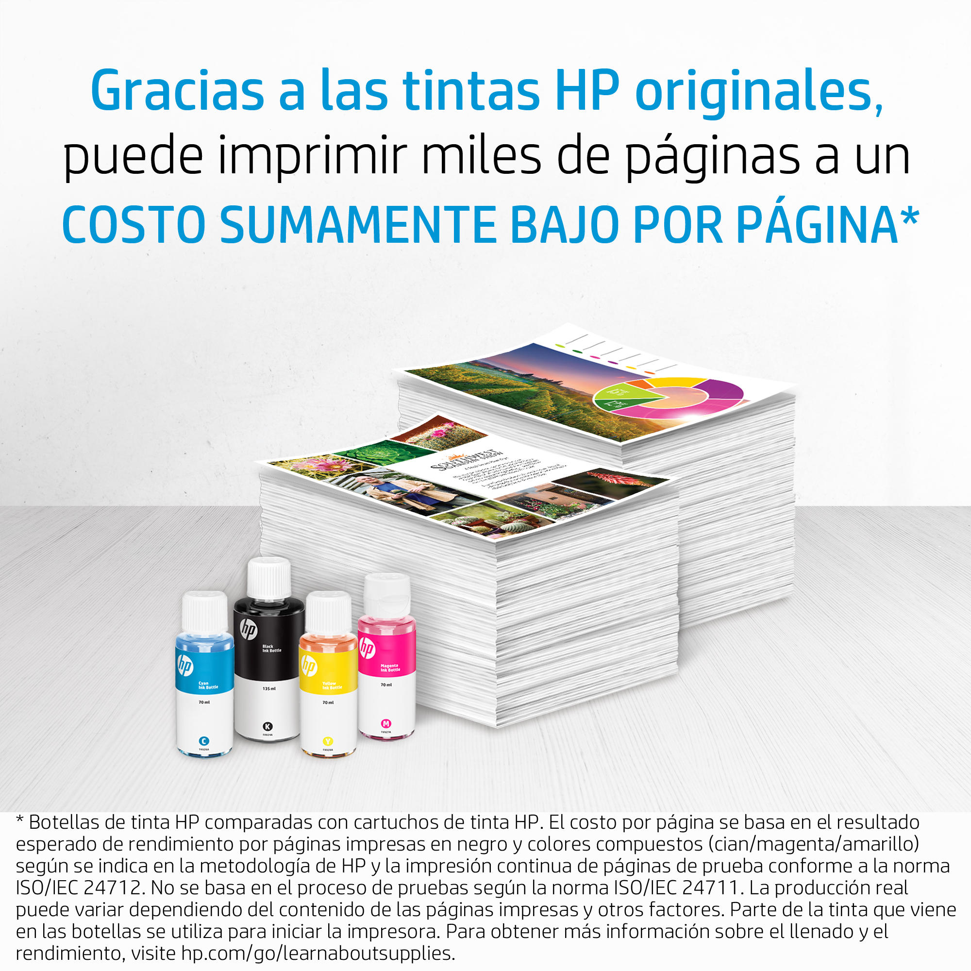  Botella de Tinta Original HP GT53 de 90 ml, Negro