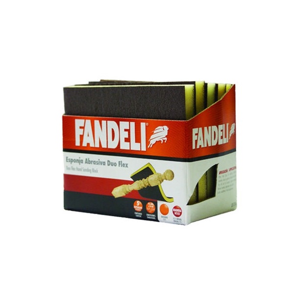 Lija Esponja Duo P220 Marca: Fandeli Paq: 5pz 13127	