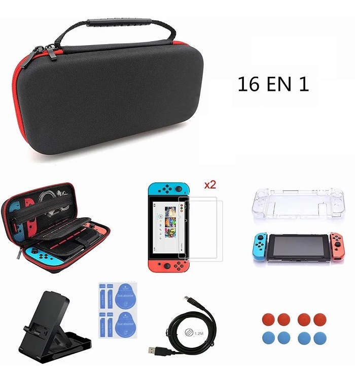 Kit De Accesorios Para Nintendo Switch 16 En 1