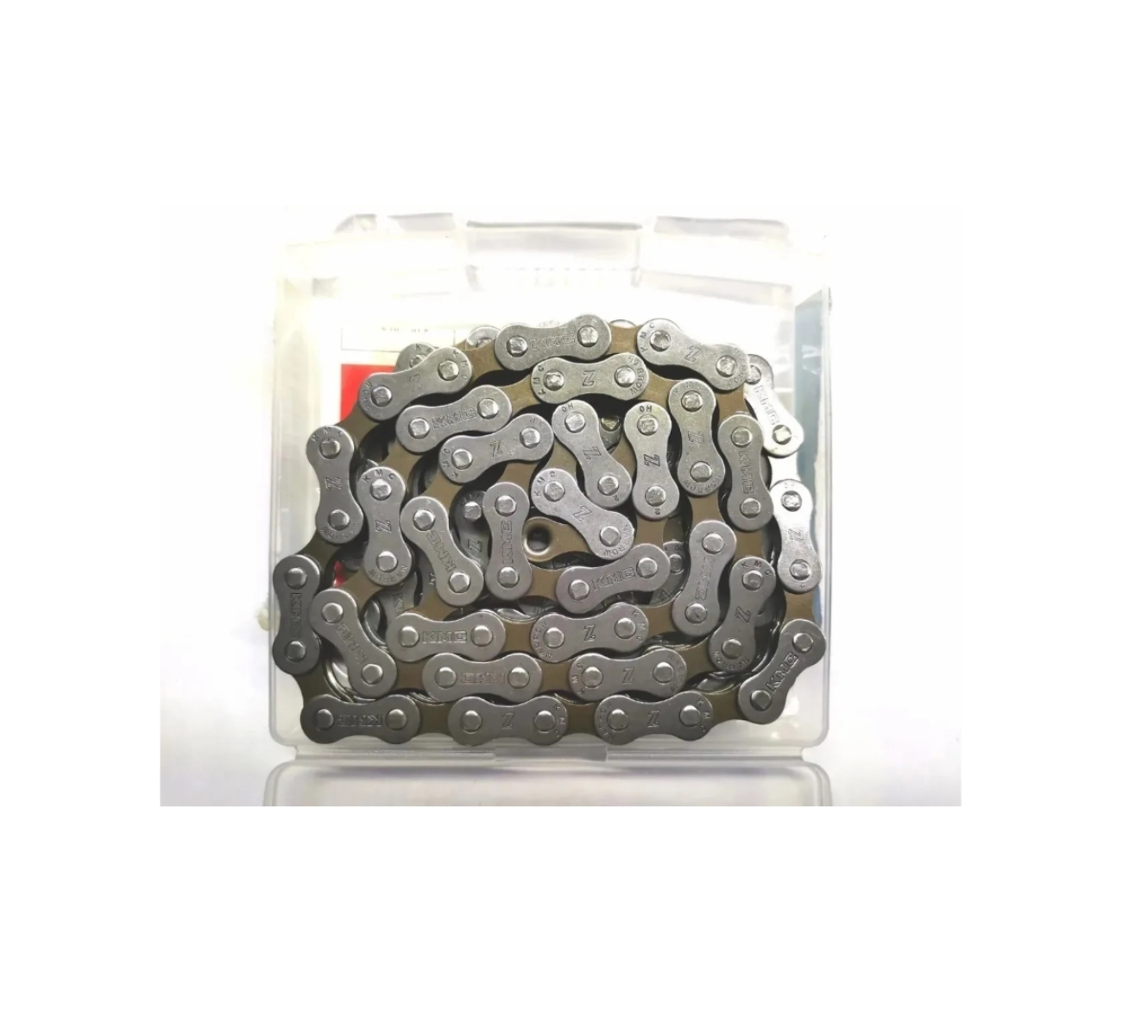 CADENA KMC PARA BICICLETA 7 VELOCIDADES Z7 1116L GRIS/CAFÉ ENDY1