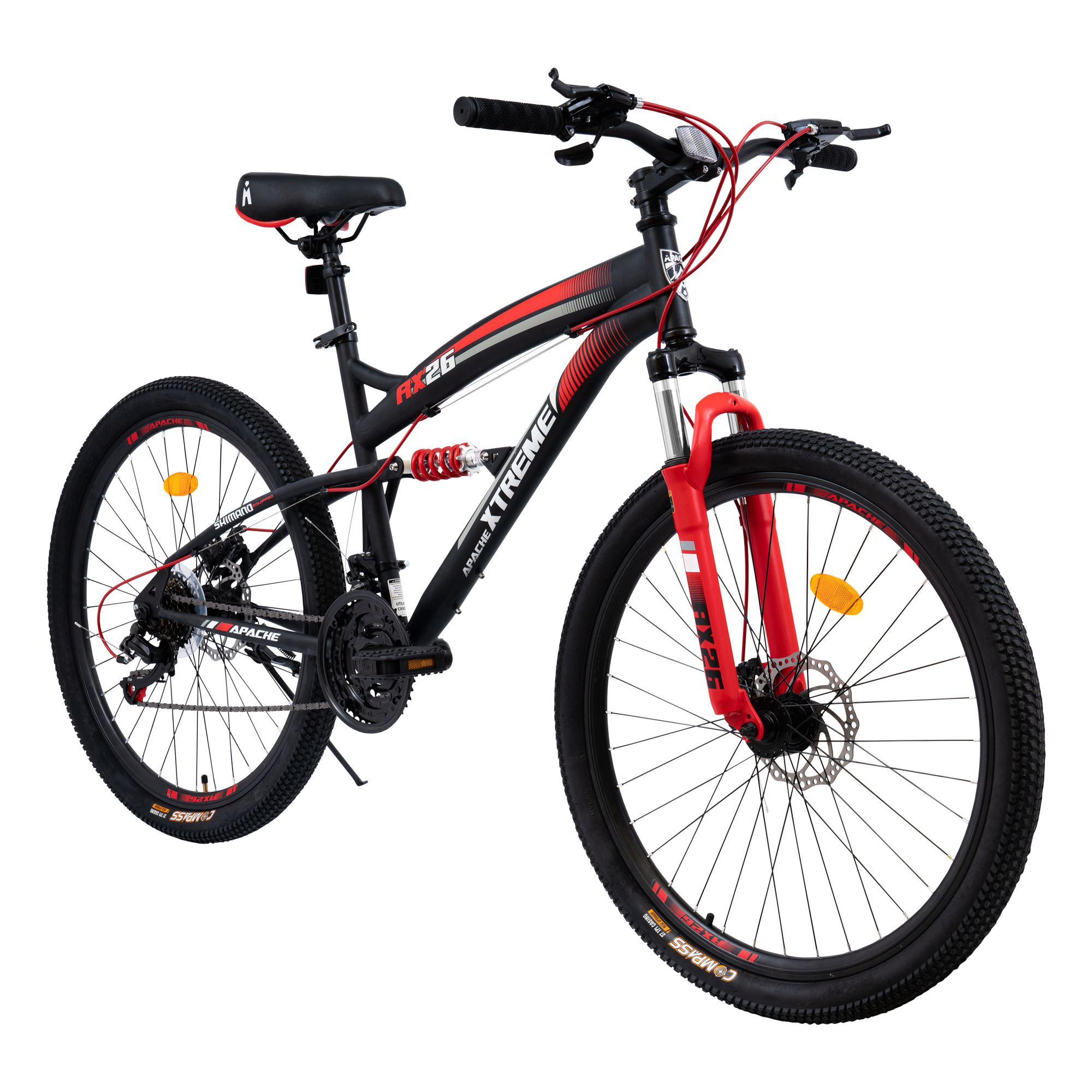 Bicicleta De Montaña Apache Xtreme  R26 21 Velocidades Shimano Freno Disco Delantero Y Trasero 200 Mm
