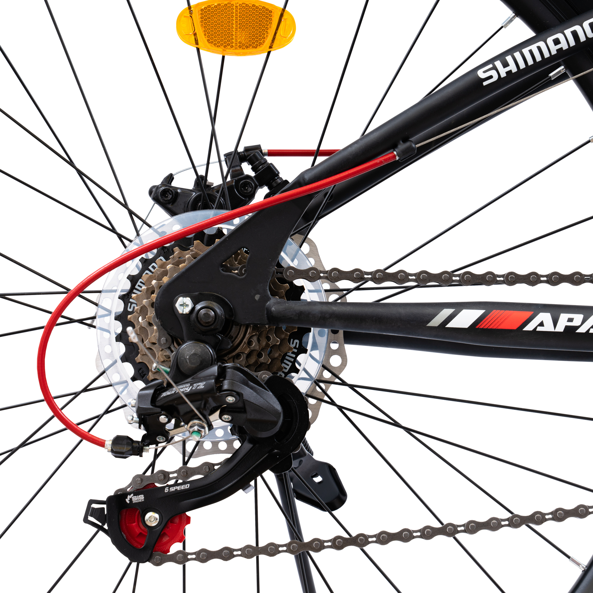 Bicicleta De Montaña Apache Xtreme  R26 21 Velocidades Shimano Freno Disco Delantero Y Trasero 200 Mm