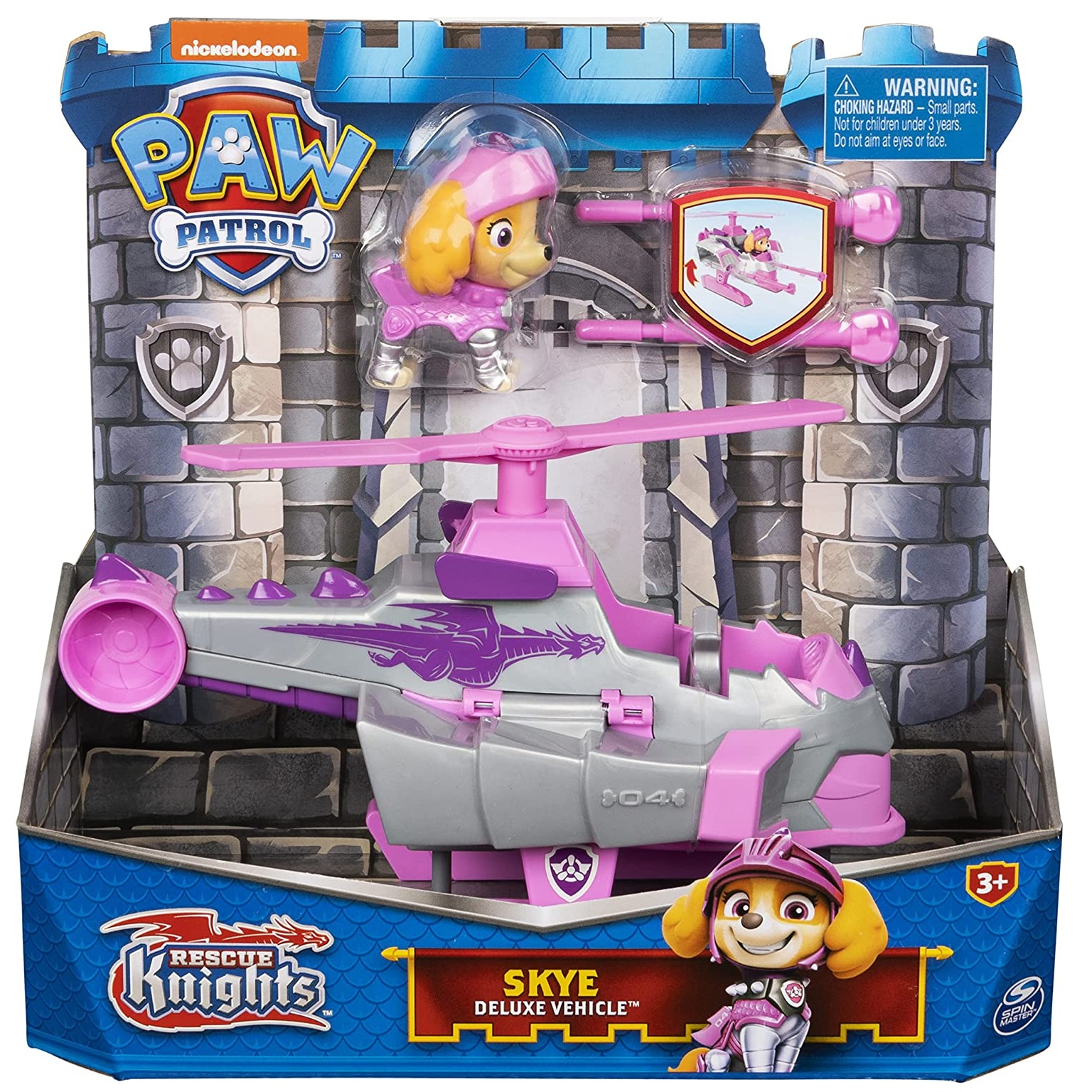 Paw Patrol Rescue Knights Skye Deluxe Vehicle