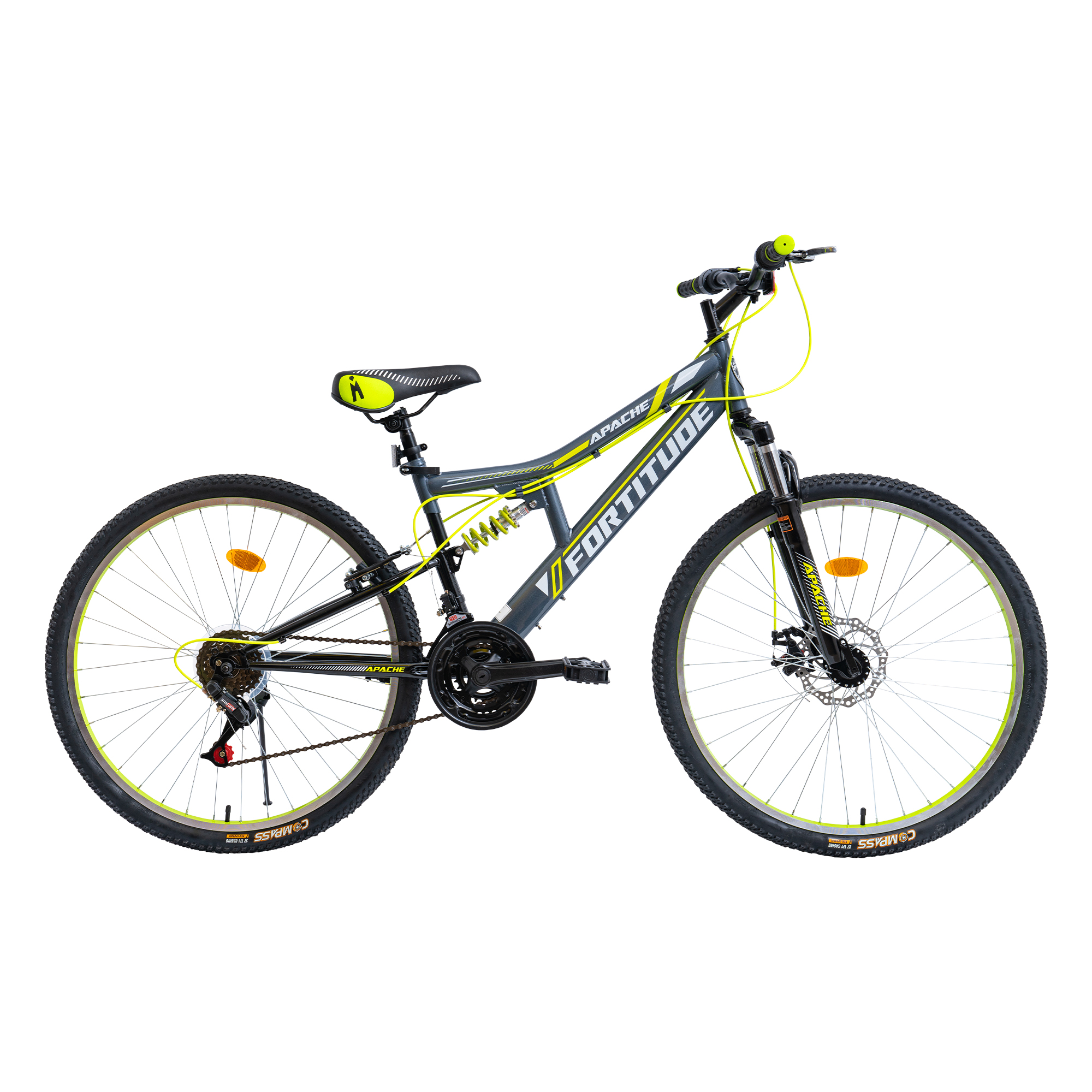 Bicicleta De Montaña Apache Fortitude R26 18 Velocidades Freno Disco Delantero Suspensión 150mm