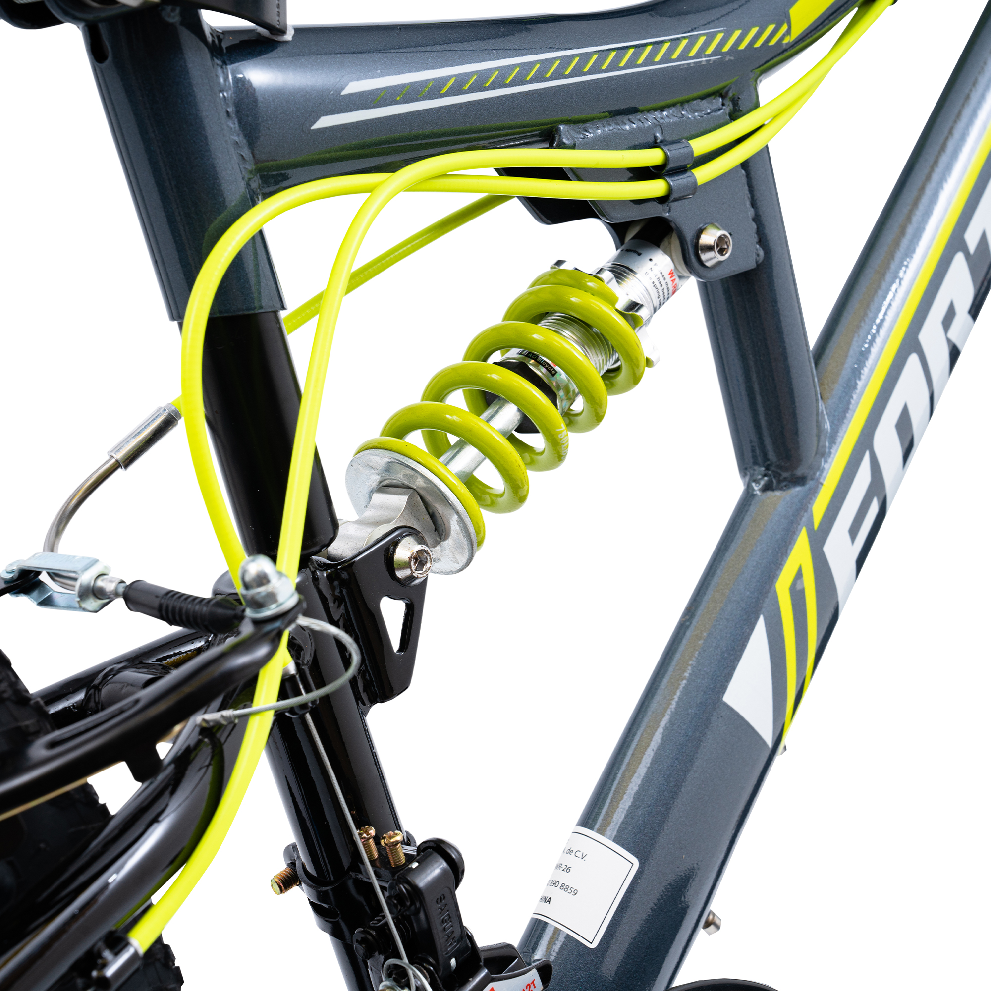 Bicicleta De Montaña Apache Fortitude R26 18 Velocidades Freno Disco Delantero Suspensión 150mm