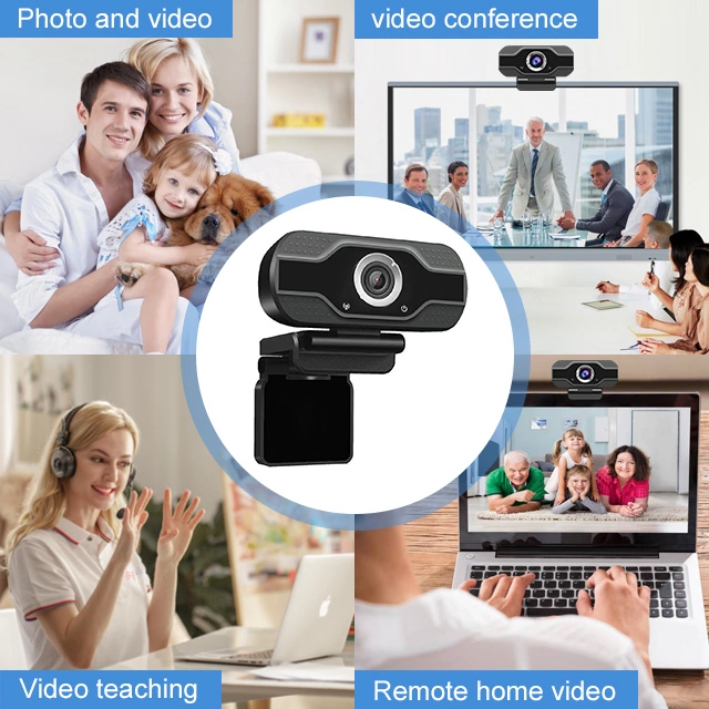 Cámara web SXT-02 HD con micrófono 1080p Cámara web de transmisión USB de 2 megapíxeles para computadora