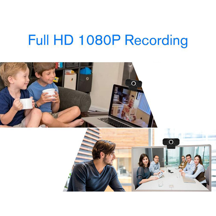 Cámara web SXT-02 HD con micrófono 1080p Cámara web de transmisión USB de 2 megapíxeles para computadora