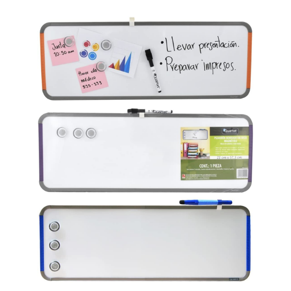 Pizarrón Magnético Blanco 21x58cm, Quartet 