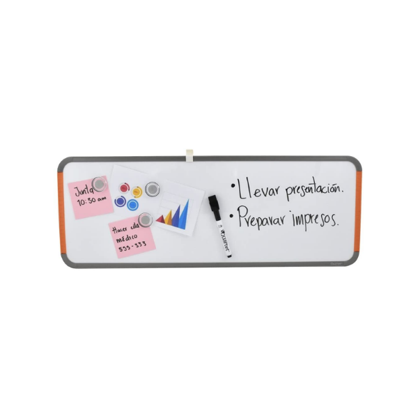 Pizarrón Magnético Blanco 21x58cm, Quartet 