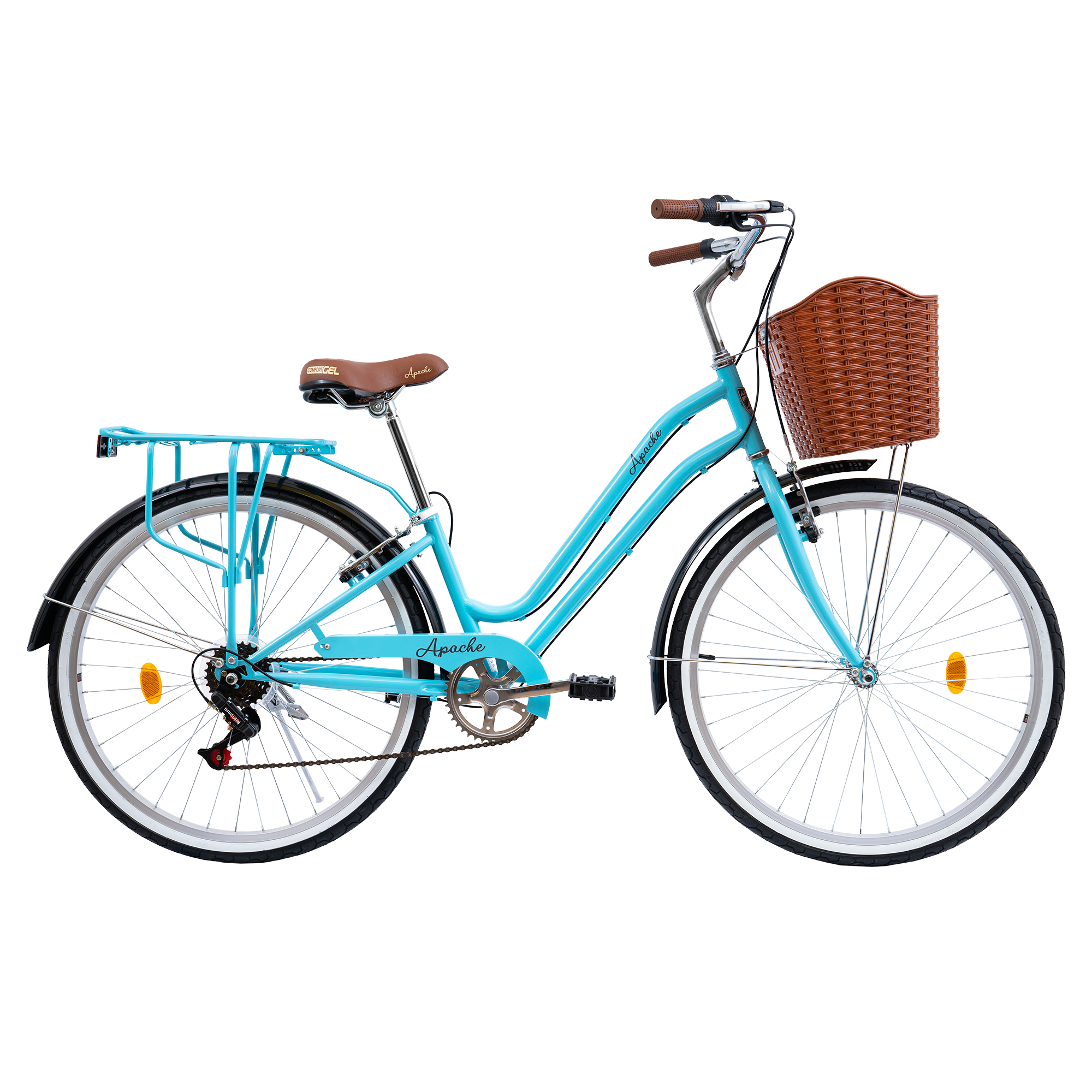 Bicicleta para mujer R26 Urbana Azul Celeste Turbo Bali