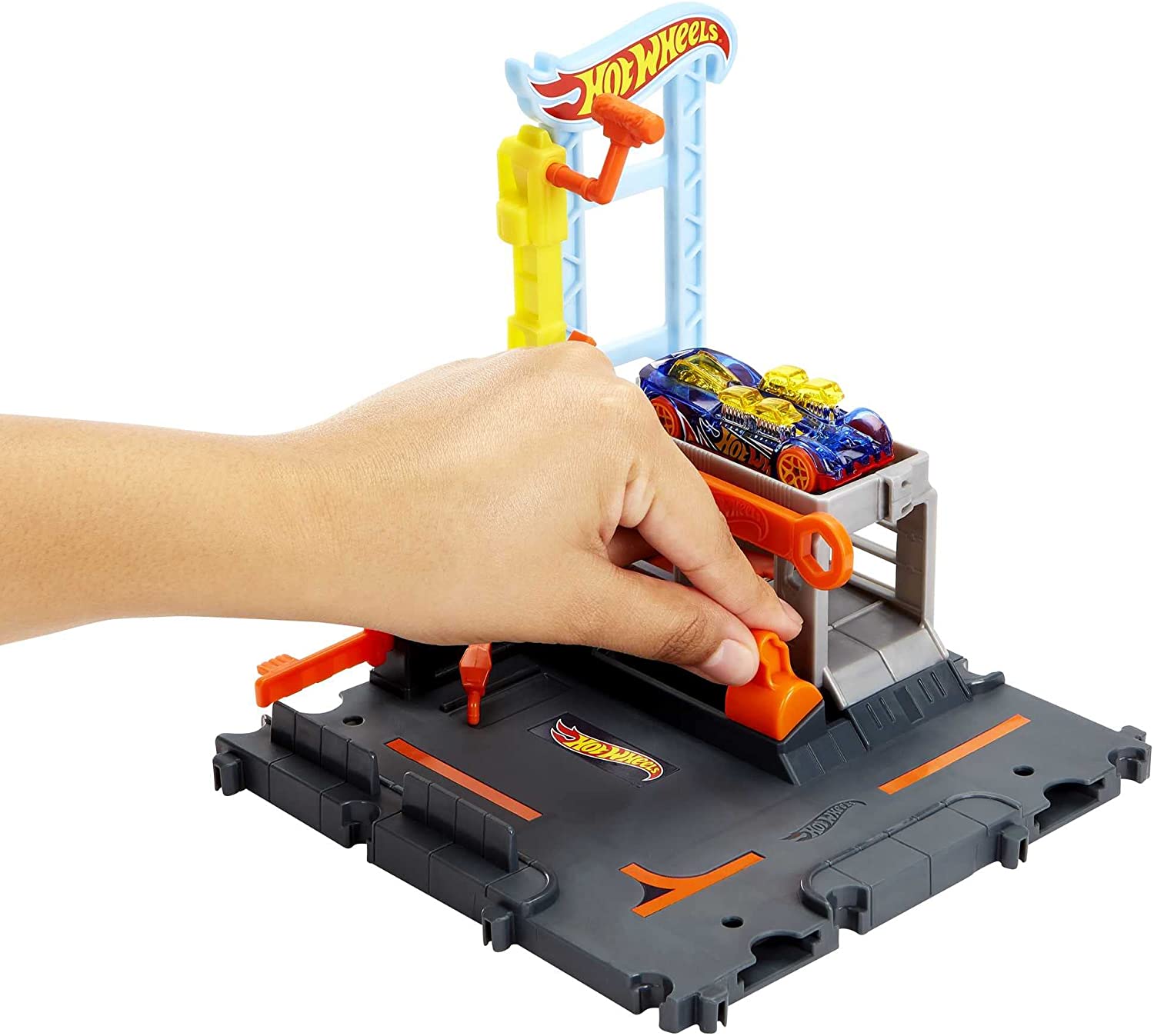 Pista Hot Wheels City Taller De Reparaciones