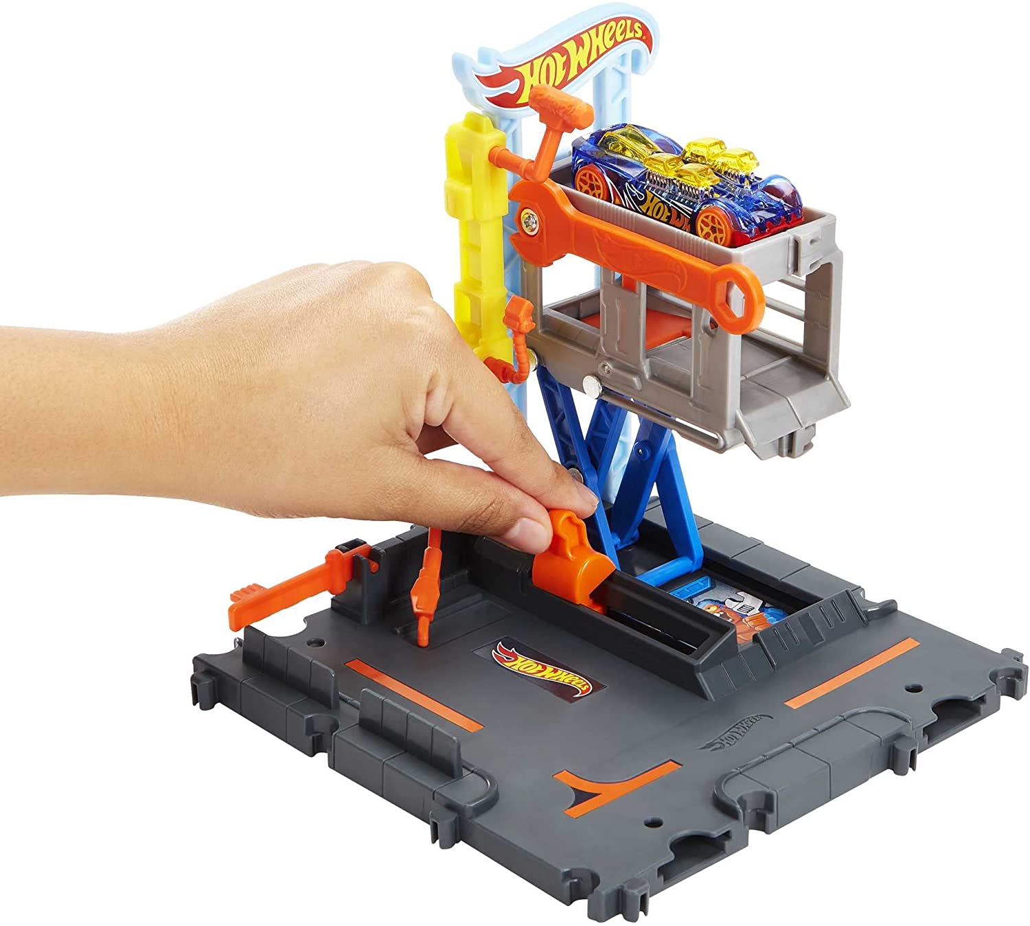 Pista Hot Wheels City Taller De Reparaciones