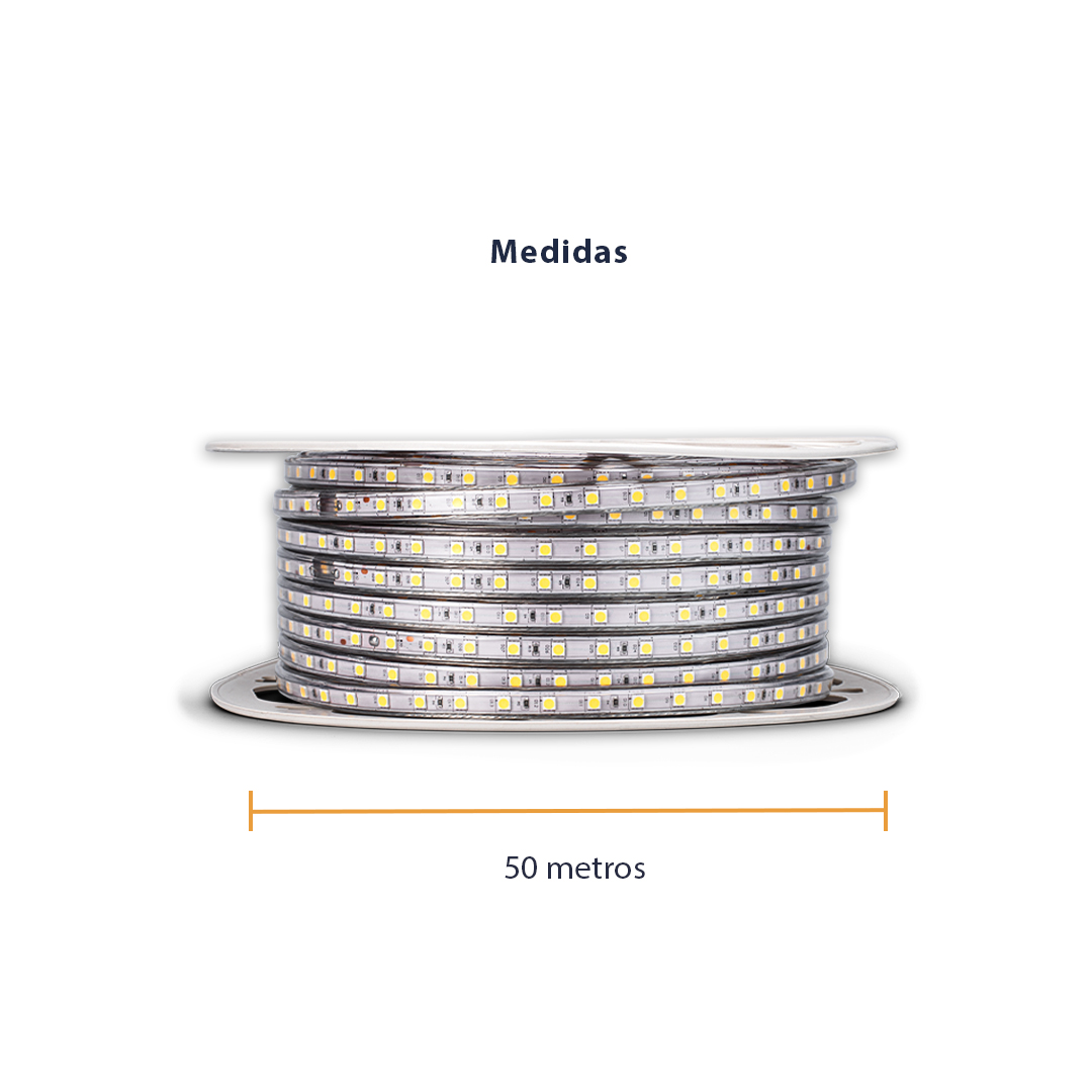 Pack 2 Mangueras Led 5050 Exteriores 50 mts Luz RGB