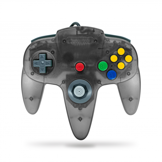 Control para Nintendo 64 N64 humo negro Tecknogame
