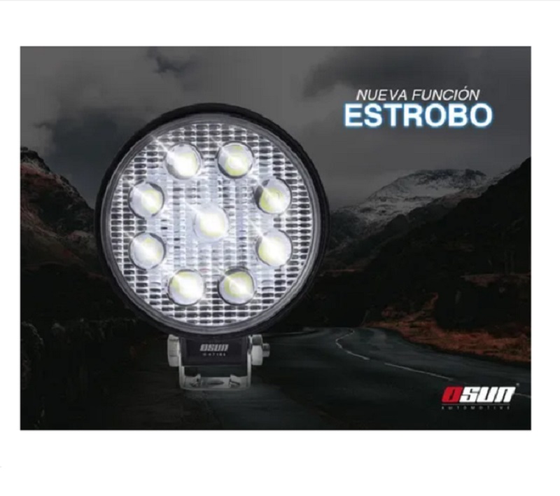 Par De Faros Led Bases Universal Ideal Para Autos/motos/camiones Redondos