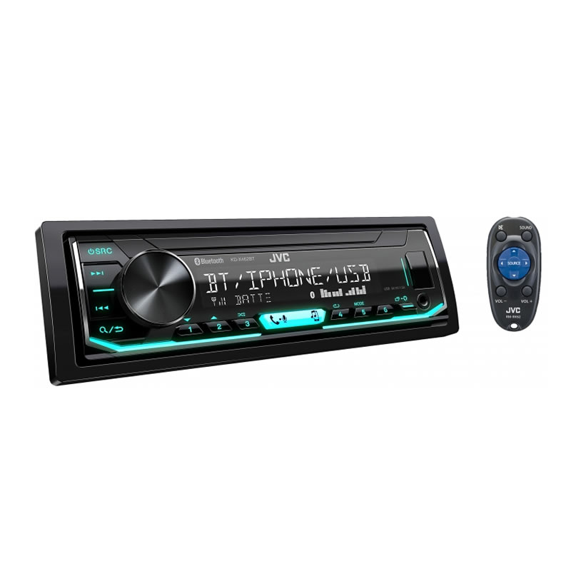 Autoestéreo JVC KD-X462BT Con Tecnología K2 - Negro