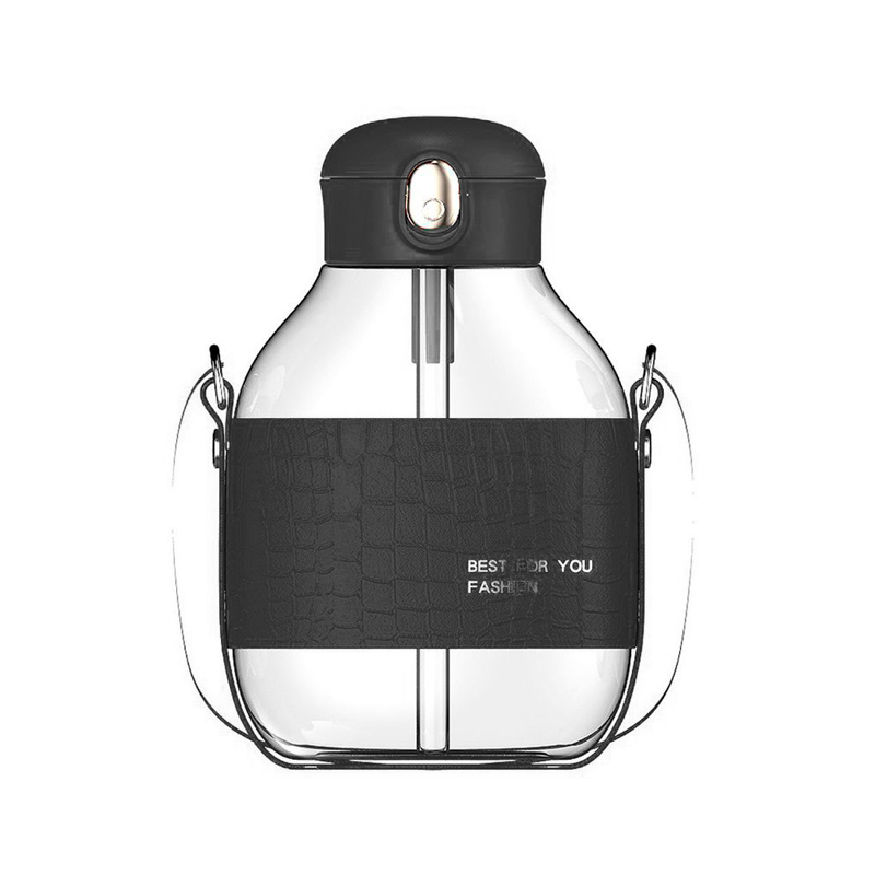 Cantimplora transparente Niños Agua  Infantil Kawaii Correa Jugo 0730 1lt