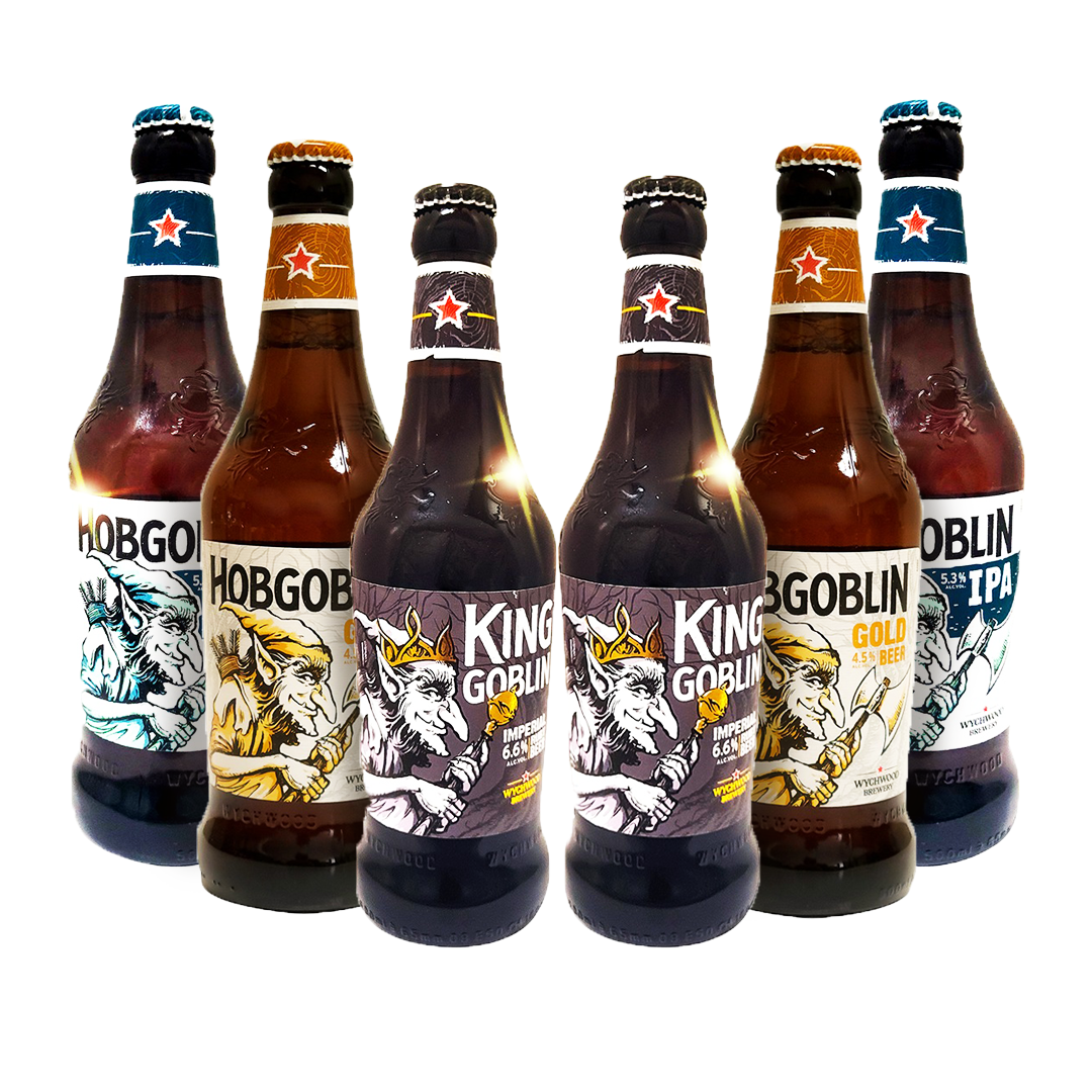 Six Pack Cerveza Artesanal Inglesa Wychwood Mix 500ml c/u 