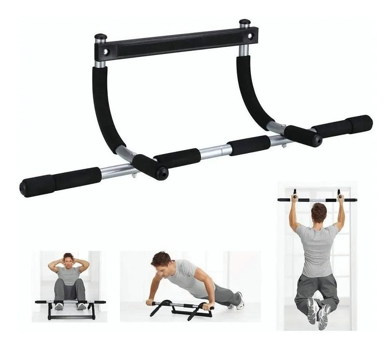 Barra De Ejercicio Dominadas Abdominales Ajustable Para Puerta