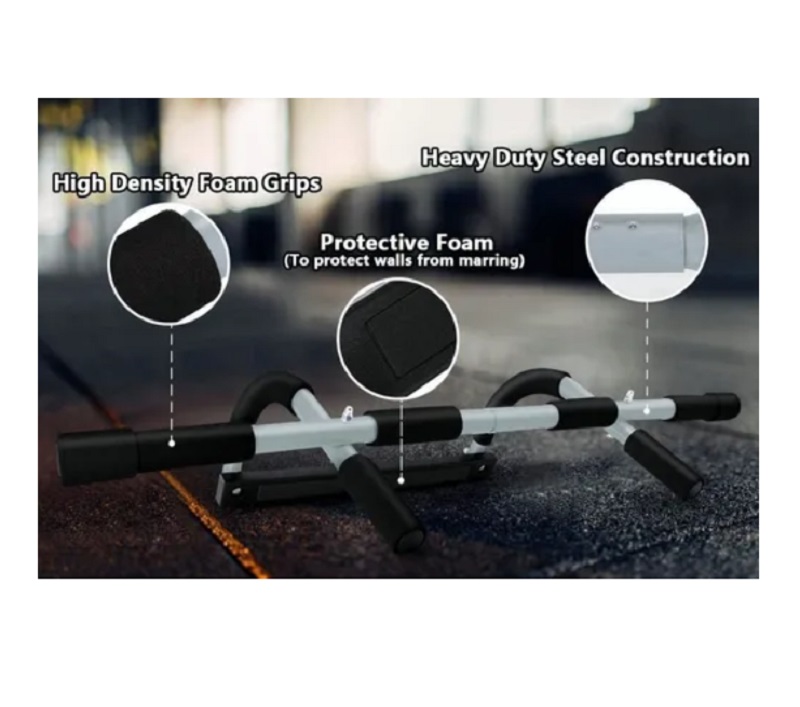 Barra De Ejercicio Dominadas Abdominales Ajustable Para Puerta