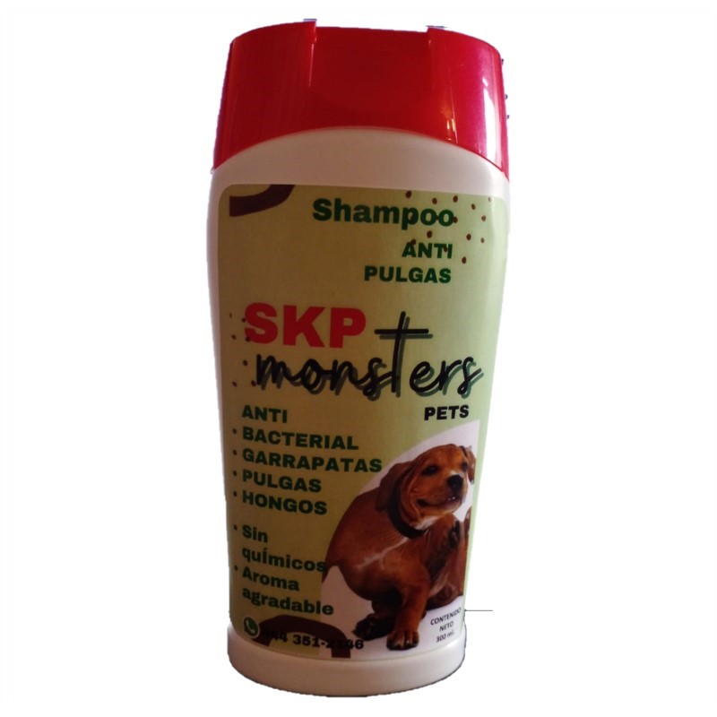 3 Shampoo Para Perros Anti Pulgas y Garrapatas Eliminación Total