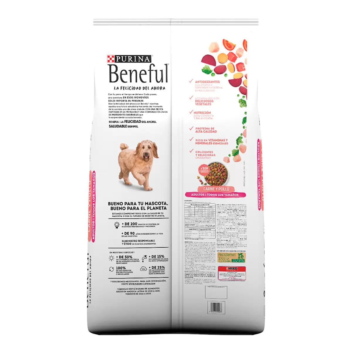Croquetas Para Perro Carne y Pollo 22 kg Purina Beneful CST