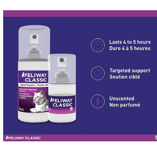 Feliway Classic Spray Anti Estrés Calmante Para Gato