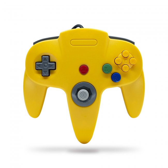 Control para Nintendo 64 N64 amarillo Teknogame.