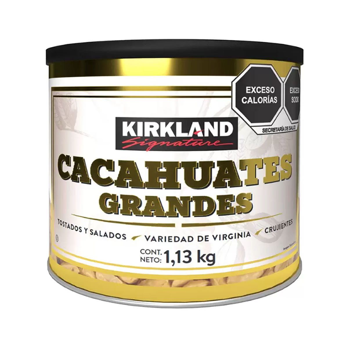 Kirkland Signature Cacahuates Tostados y Salados 1.13 kg