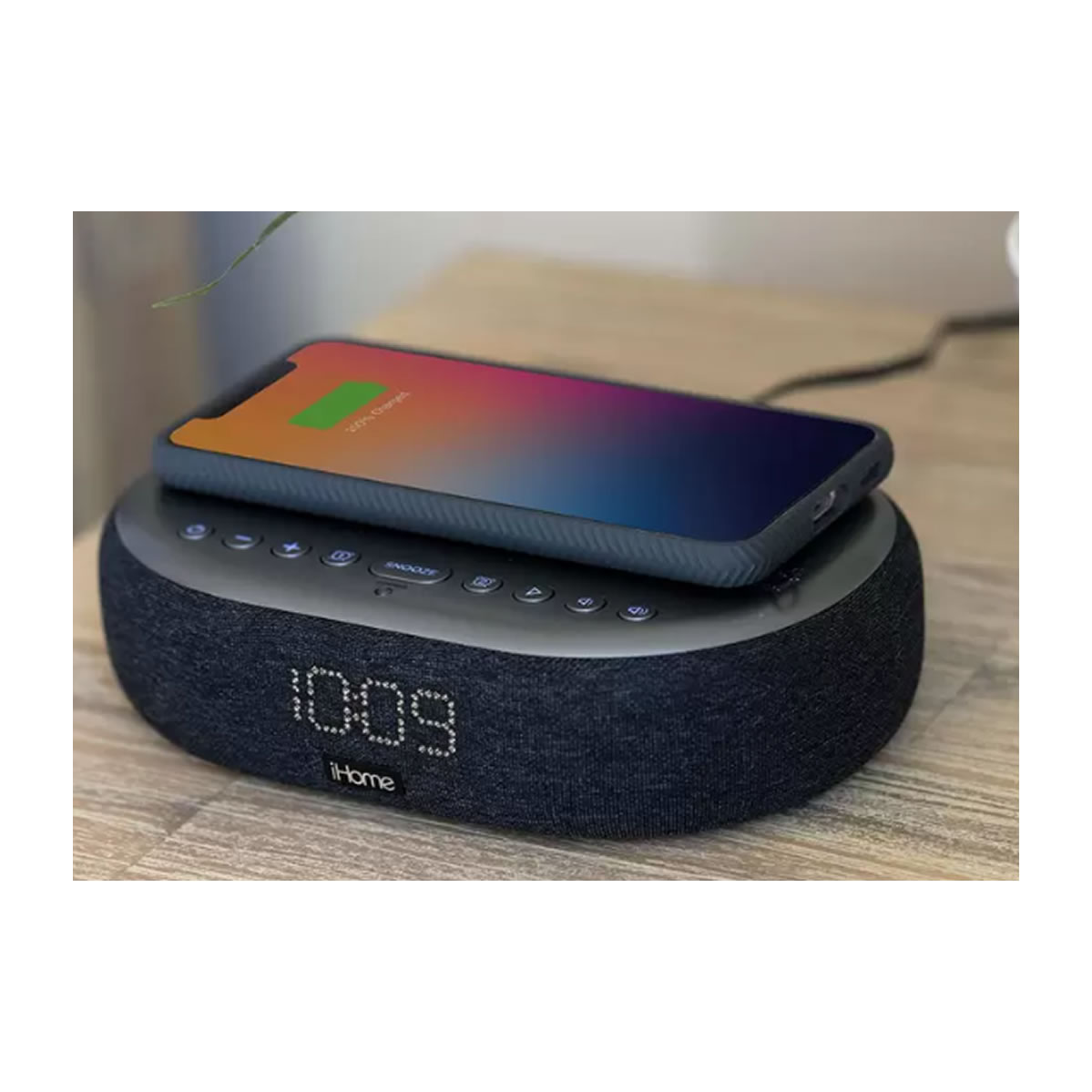 iHome Despertador Inalámbrico Bluetooth Altavoz Cargador USB