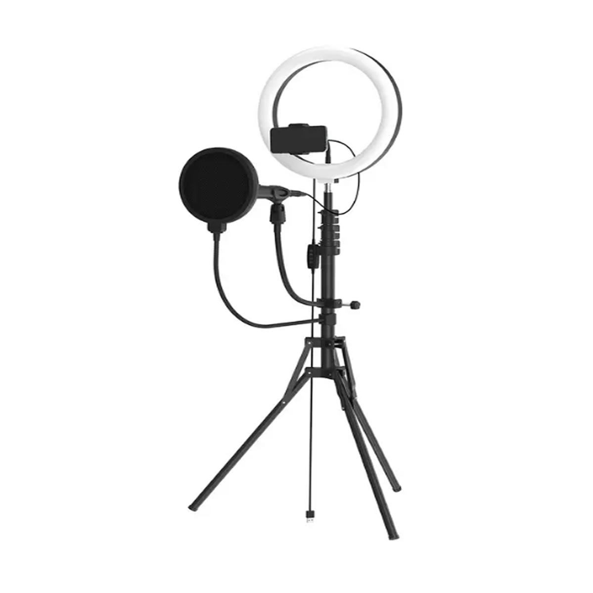 Tzumi Halo Light Pro Sistema de Podcasting