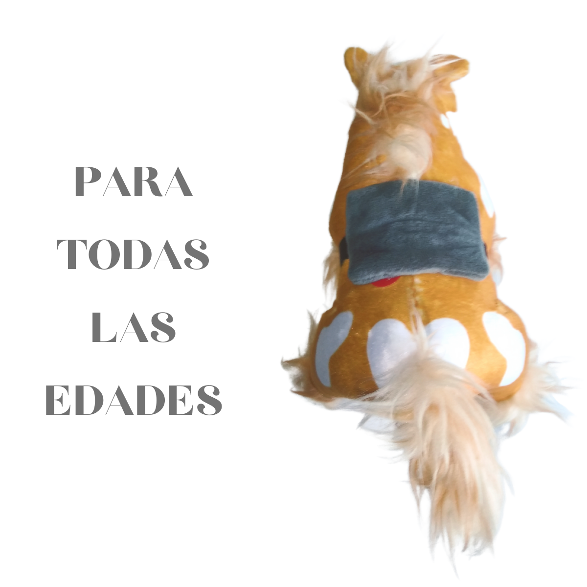 Peluche Musical Caballo Percherón 20 Cm La Granja De Zenón