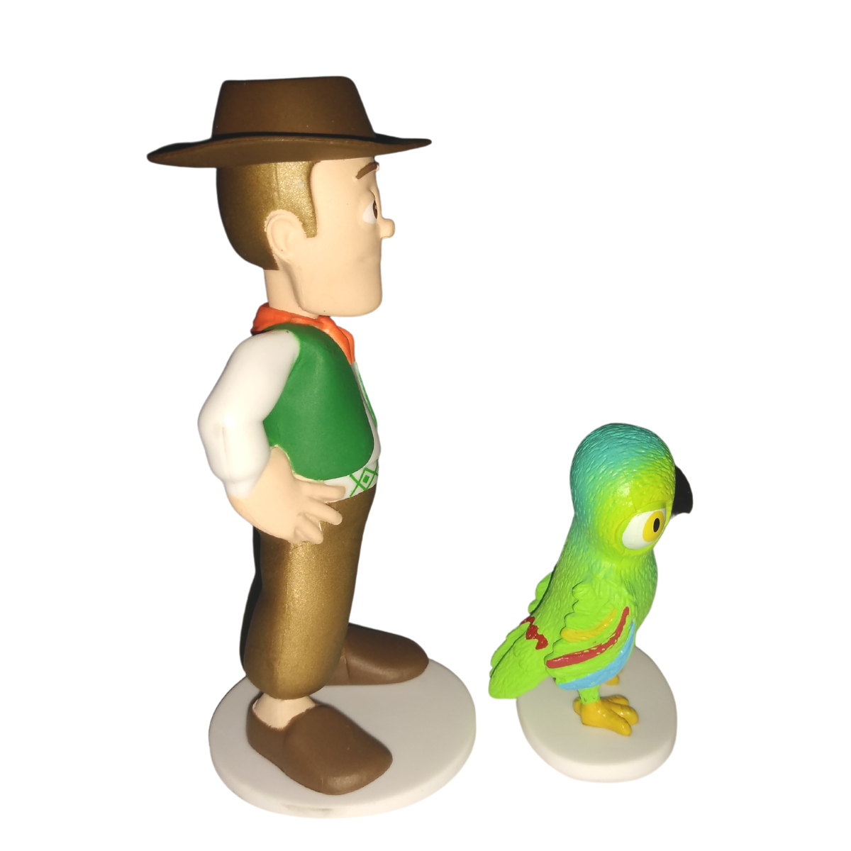 2 Figuras Zenón Y Lorito Pepe Blíster De La Granja De Zenón