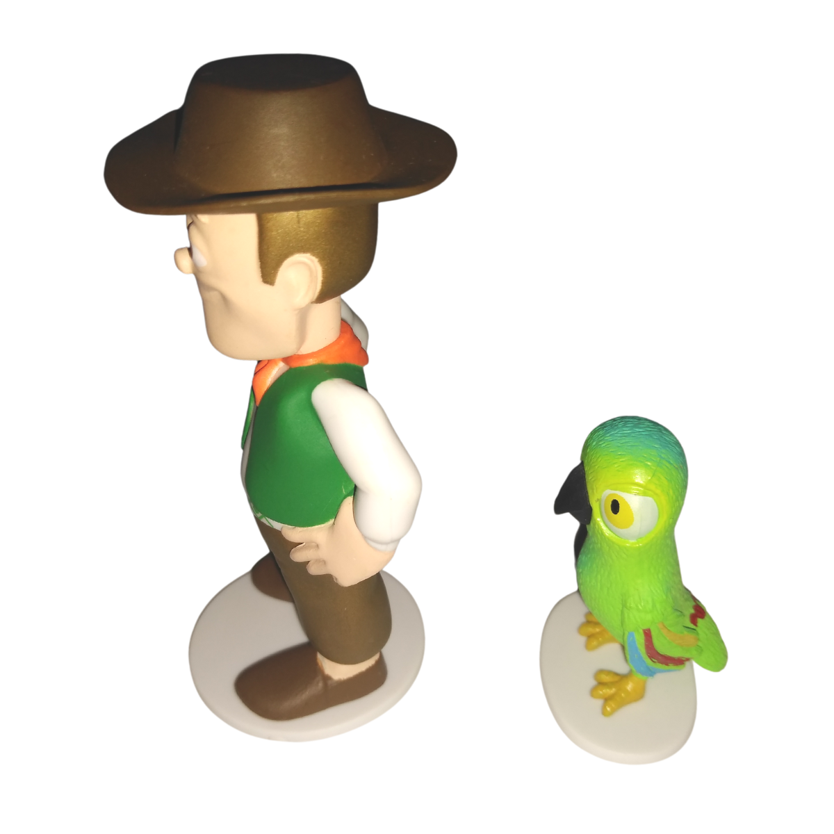 2 Figuras Zenón Y Lorito Pepe Blíster De La Granja De Zenón