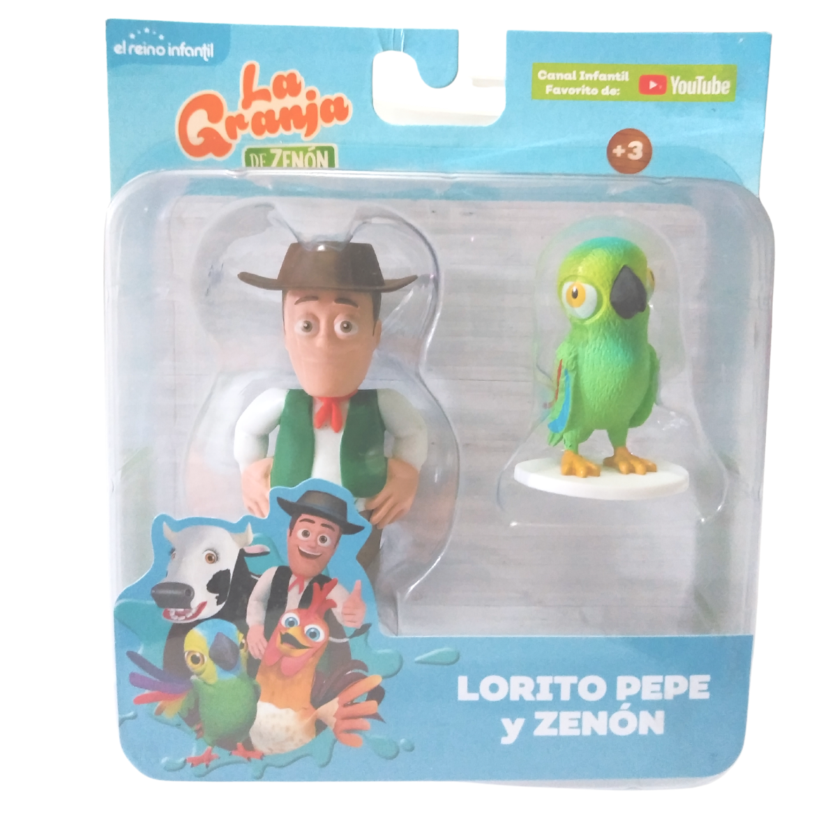 Figuras Zenón Y Lorito Pepe Blíster De La Granja De Zenón