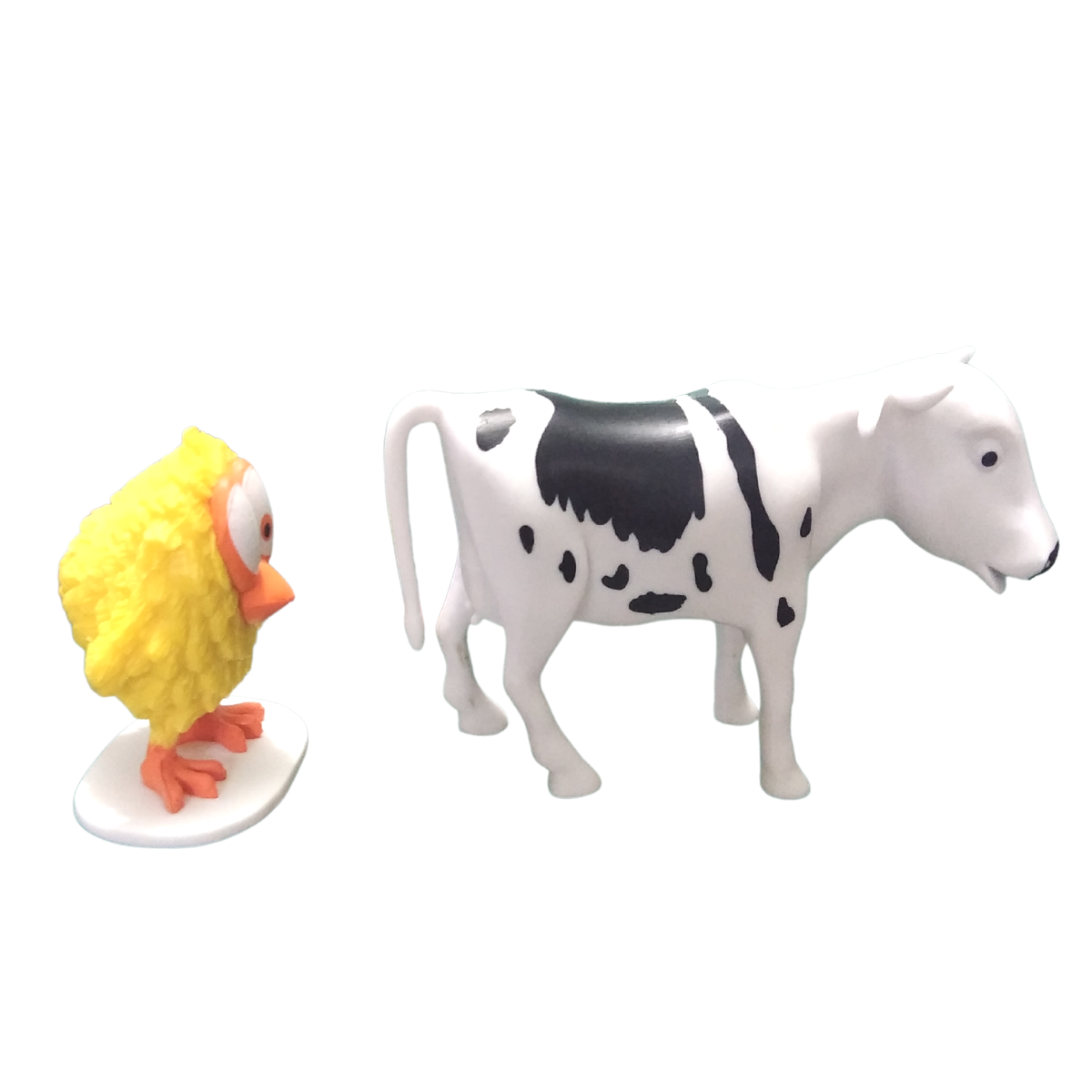 Blíster De 2 Figuras Vaca Lola Y Pollito La Granja De Zenón