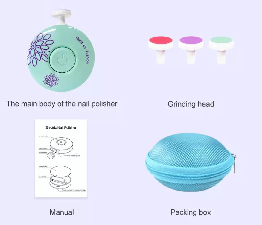 Corta Uñas Bebé Eléctrico Lima Kit De Higiene Bebé