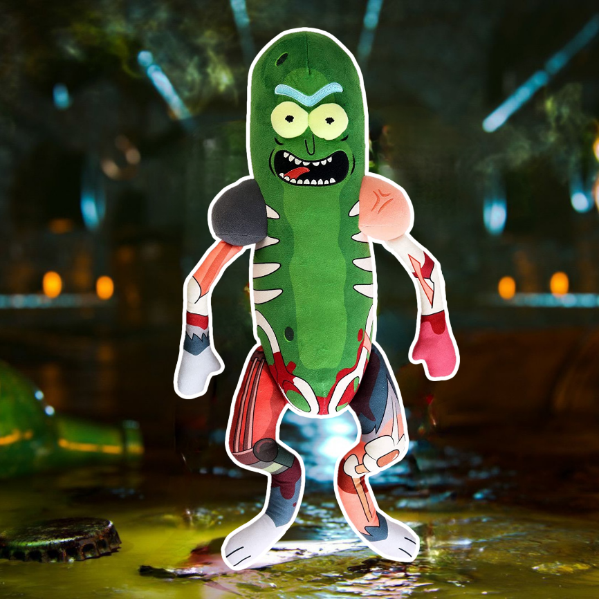 Rick Y Morty Peluche Pepinillo Funko Rick Con Traje De Rata