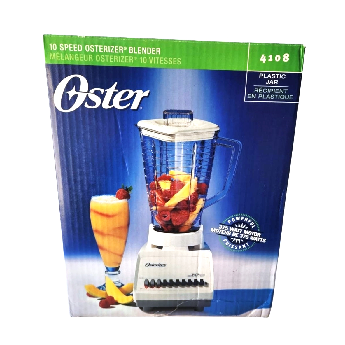 Licuadora Oster 4108 013 De 10 Velocidades Blanco