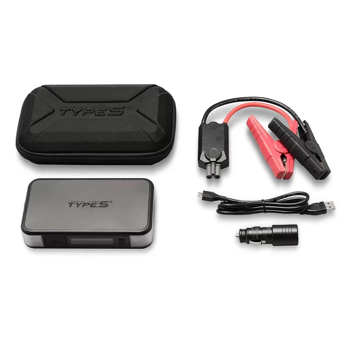 Cargador portátil con cables integrados, ultracompacto de 13800 mAh PD de  carga rápida USB C, batería de 4 salidas de pantalla LCD compatible con