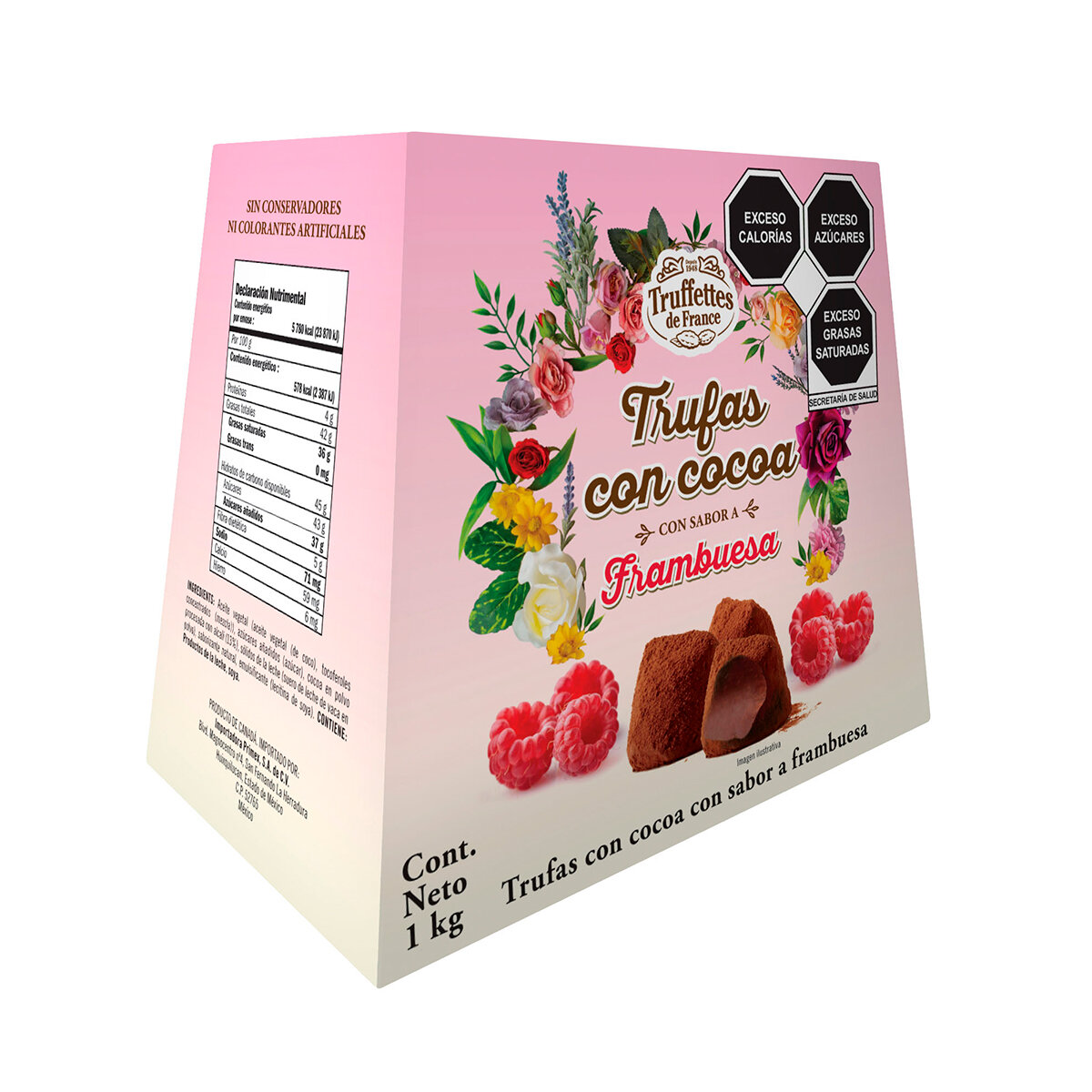 Trufas estilo Francés espolvoreadas Con Cacao 1kg