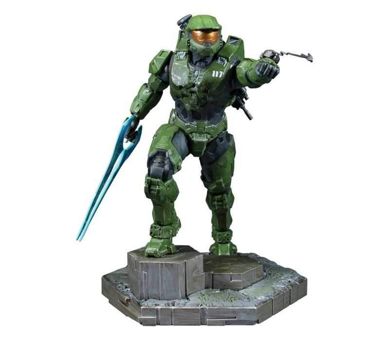 Dark Horse: Halo Infinite - Master Chief Con Grappleshot Estatua