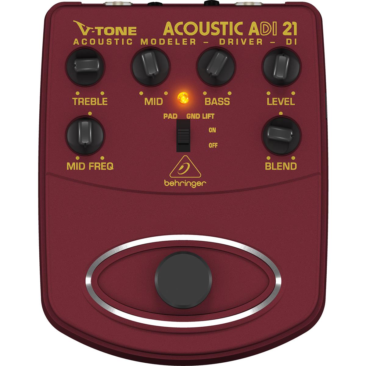 Pedal Para Guitarra Acùstica Behringer ADI21 V-TONE ACOUSTIC