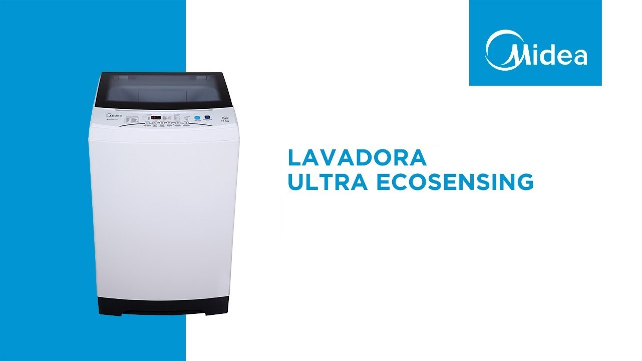 Lavadora Carga Superior 17 kg Midea Ultra EcoSensing Silver