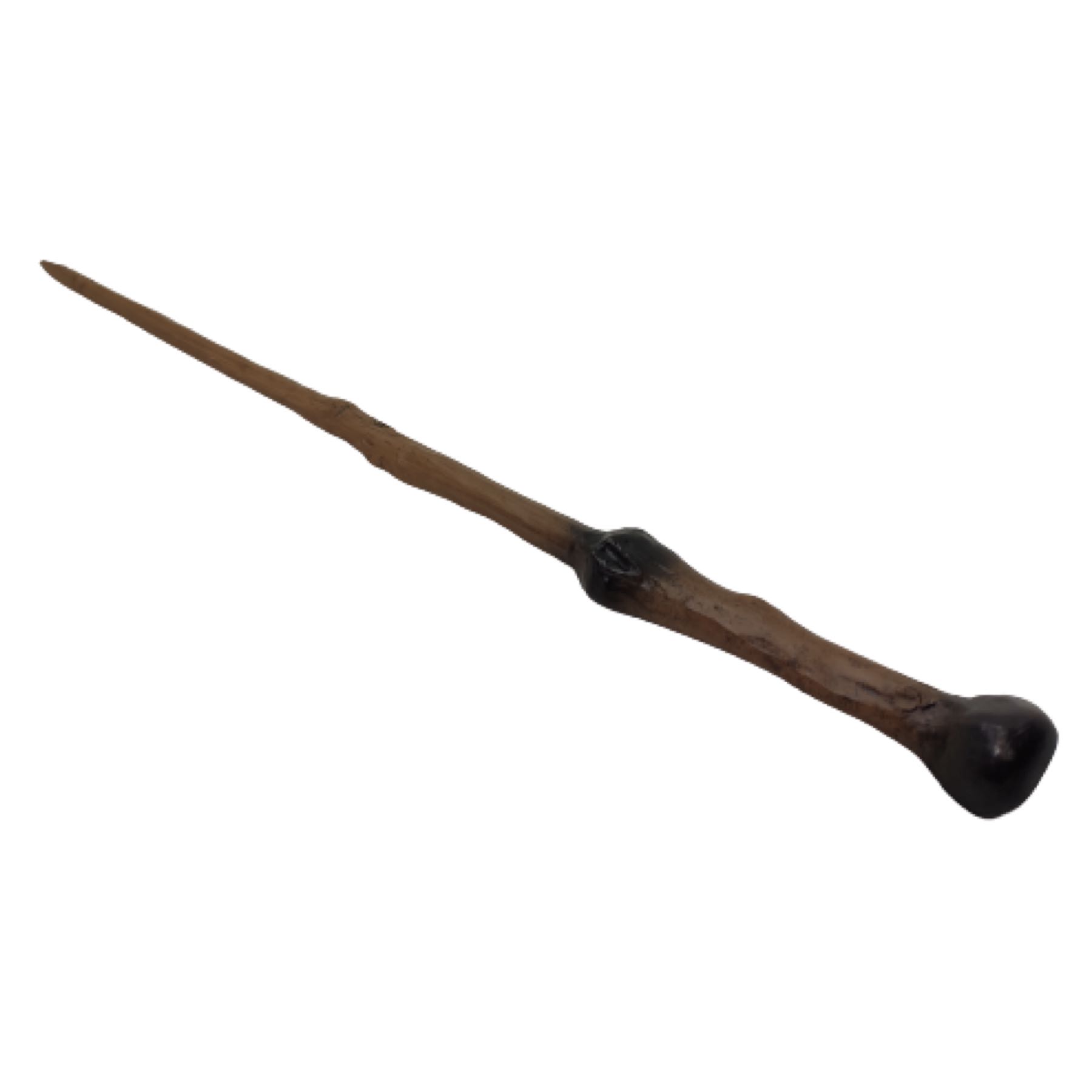 Cosplay Varita Mágica Harry Potter de Resina con Núcleo Metálico + Base Exhibidor Universal Fawkes Fenix Gryffindor Harry