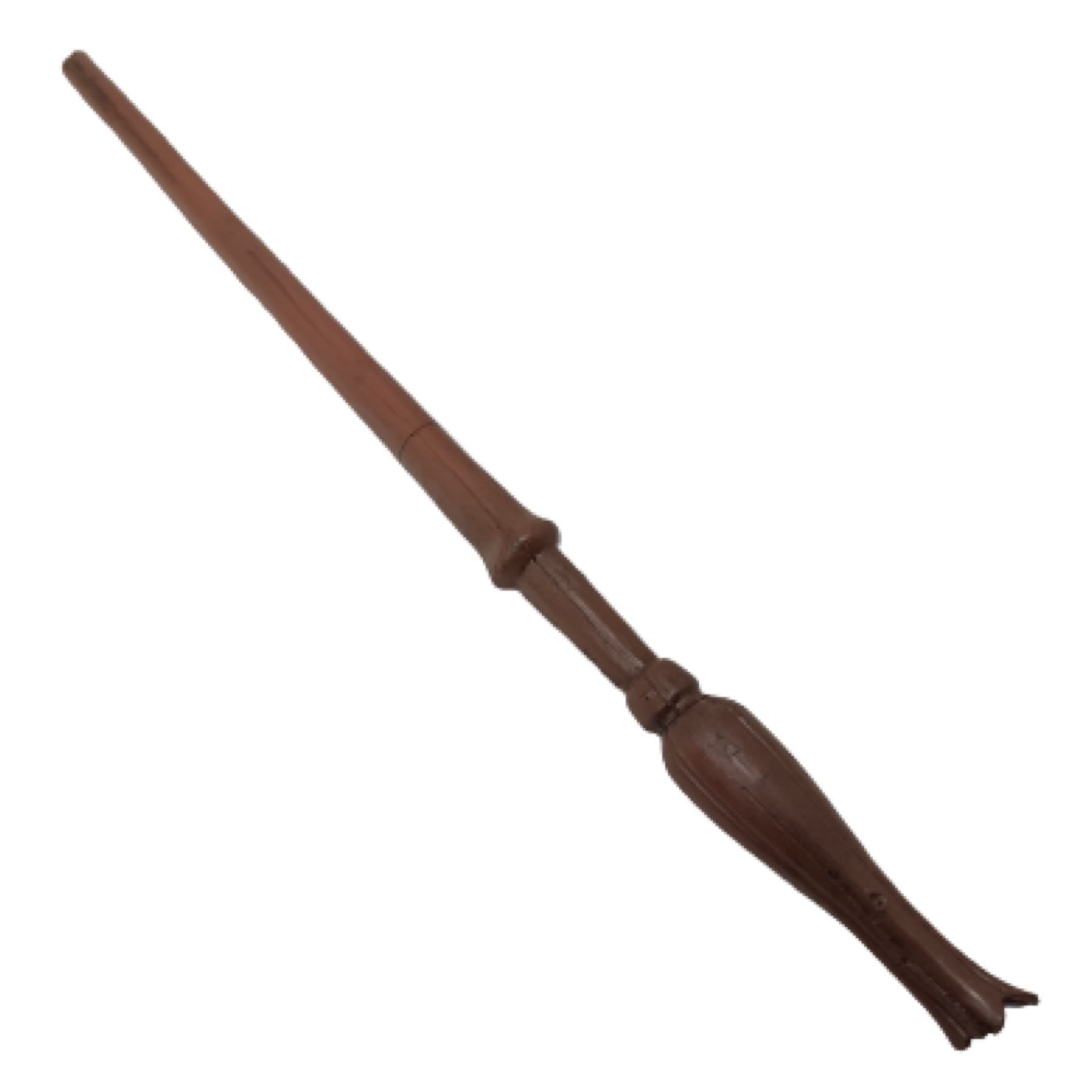 Cosplay Varita Mágica Harry Potter de Resina con Núcleo Metálico + Base Exhibidor Universal Ravenclaw Luna Lovegood