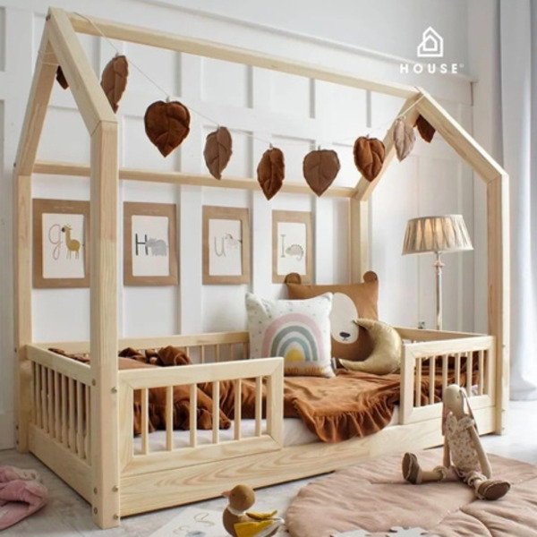 cama montessori wood
